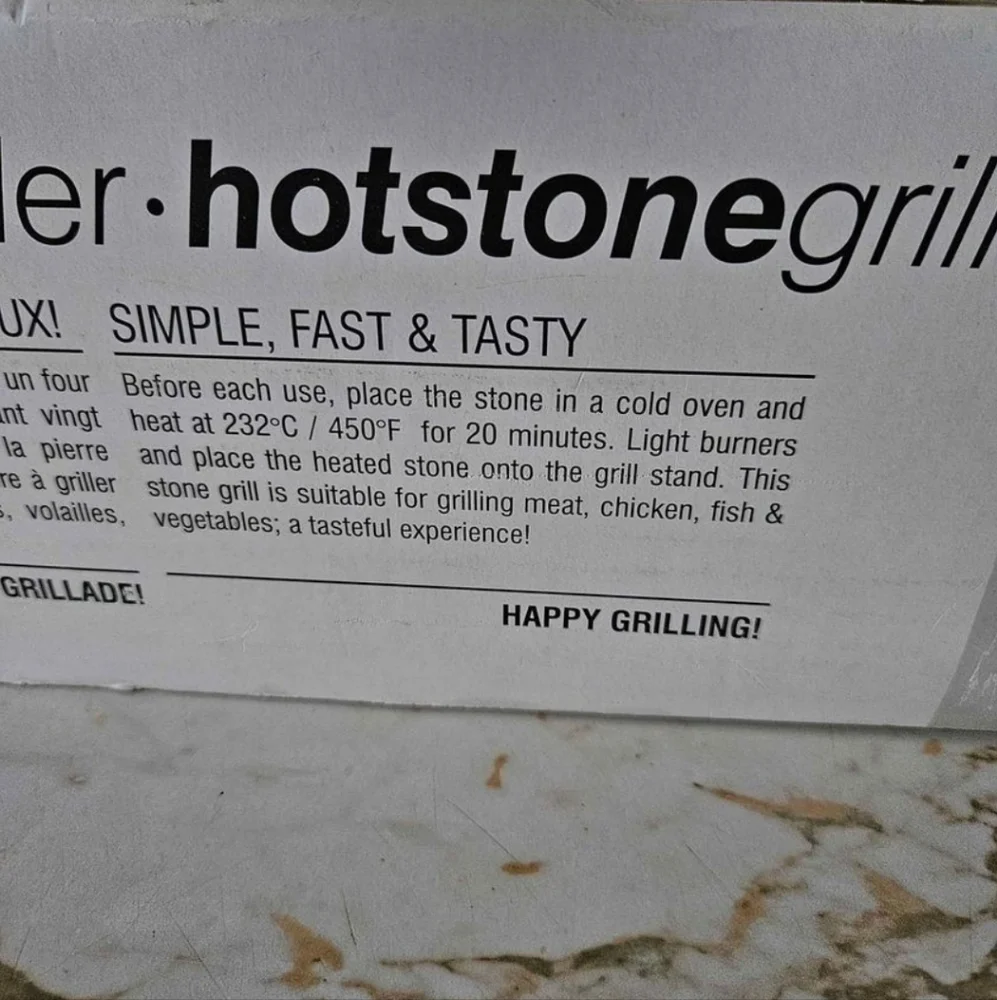 Think Kitchen Hot Stone Grill - Picture 2 of 2